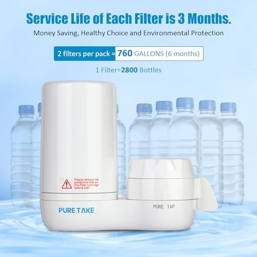 Water Filter for Sink Faucet, 380-Gallon Mount Purifier for Kitchen Sink - Image 6