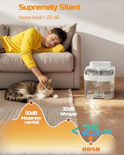 ODSD Filterless Cat Water Fountain - App Monitoring Pet Water Dispenser - Image 6