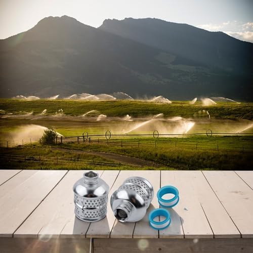 Filter Bubble Aluminum Balls Garden Delicate Diffused Overflow Sprinkler Tape Plants and Lawns Silver 4 Hose with Raw Pack - Image 3