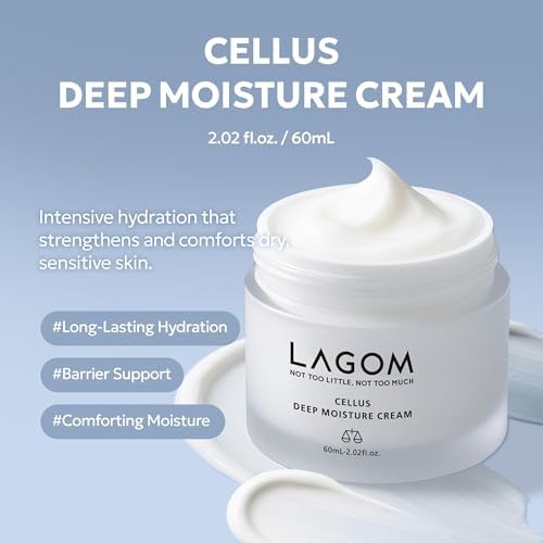 LAGOM Cellus Deep Moisture Cream with Ceramide and D-Panthenol (B5) - Image 2
