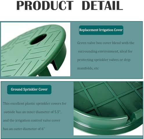 Ground Valve Box Cover Lid ID 5.5" OD 6" for Protecting Sprinkler Valves - Image 5