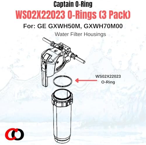 Captain O-Ring - Replacement WS02X22023 O-Rings for GE GXWH50M, GXWH70M00 Water Filter Housing (3 Pack) - Image 2