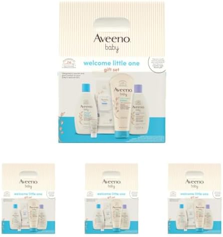Aveeno Baby Welcome Little One Gift Set, Baby Essentials Items, 7.2 Ounce (Pack of 20) by AveenoBaby