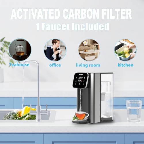 Vortopt UR05 Countertop Water Dispenser, Leak-Proof, 3S Heat, 4L Tank - Image 5