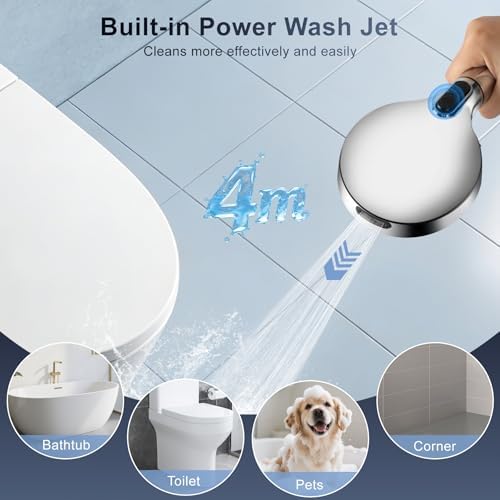 Filtered Shower Head with Handheld, High Pressure 7-Spd Showerhead - Image 5