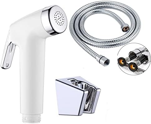 LikeHome Bidet Sprayer for Toilet - Cloth Diaper Sprayer Shattaf Handheld Bidet Rinse Spray Head - White (Without T-Adapter) by LikeHome