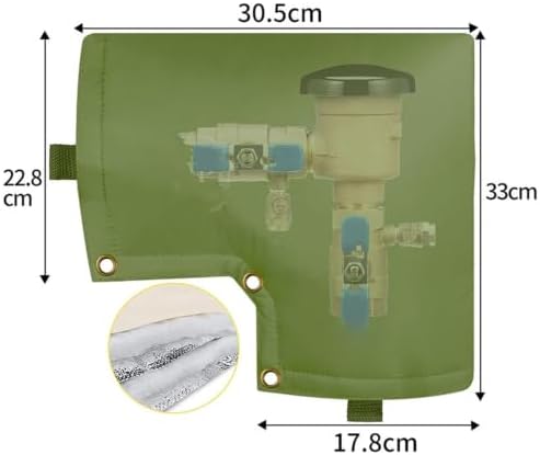 Backflow Preventer Insulation Cover,5‑Layer 600D Oxford Freeze Protection - Image 5