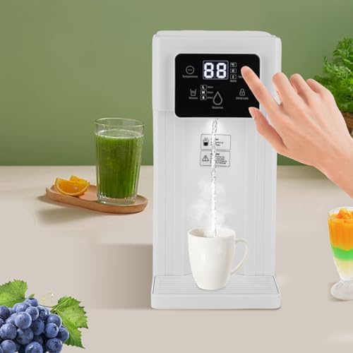 3L Instant Hot Water Dispenser - Smart Touch Screen, 1500W Instant Hot Water Filter Dispenser with Child Lock, Heats up in 3 Seconds for Office, Bedroom, Living Room, Kitchen, White - Image 6