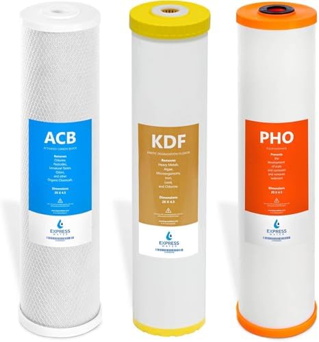 Express Water FLTWH2045CKP1 Whole House Replacement Filter Set, 3 Pack by ExpressWater