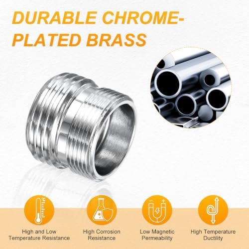 M METERXITY 1-Pack Faucet Adapter, M20 Male to G1/2 Male, for Kitchen - Image 4