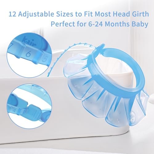 kair Baby Bath Visor Soft Silicone Shower Cap fit for Less Than 24 Months - Image 3