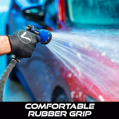 VIKING Garden Hose Nozzle with 8 Spray Patterns for Washing Cars - Image 3