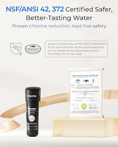 Waterdrop 10UA Under Sink Water Filter System with 2 Filters, 2 Year - Image 4