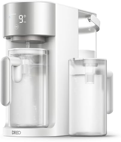 DREO Reverse Osmosis Water Filter Countertop, RO Filtration System, 3:1 Pure to Drain, TDS & Filter Life & 2 Autofill Pitchers, Install-Free, Self-Cleaning Water Purifier, RO Water Filter by Unknown