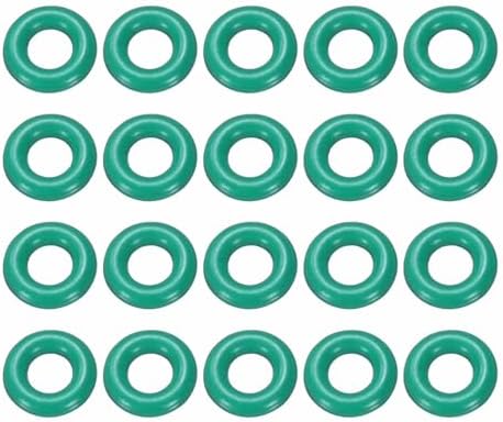 HARFINGTON 20 Pcs Fluorine Rubber O-Rings 9mm OD 4.2mm ID 2.4mm Width Round Sealing O Ring Seal Gasket for Industrial Engines Plumbing Faucet Hose Automotive by HARFINGTON