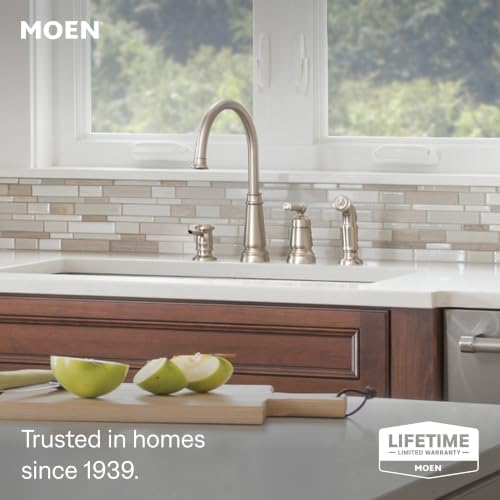 Moen 87042SRS Edison One-Handle High Arc Kitchen Faucet - Image 2