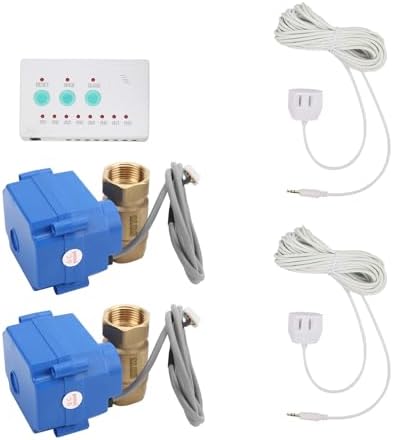 Water Leak Detector with Alarm, Double Valve Protection for Home, US Plug - Image 2