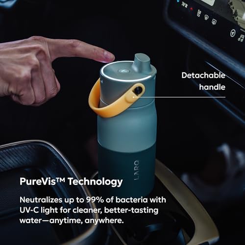 LARQ PureVis 2 Smart UV-C Self-Cleaning Insulated Water Bottle Filter Straw - Image 4