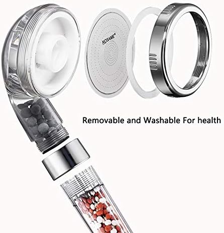 Nosame® Shower Head with Hose, Filter Filtration High Pressure Water Saving 3 Mode Function Spray Handheld Showerheads for Dry Skin & Hair - Image 5