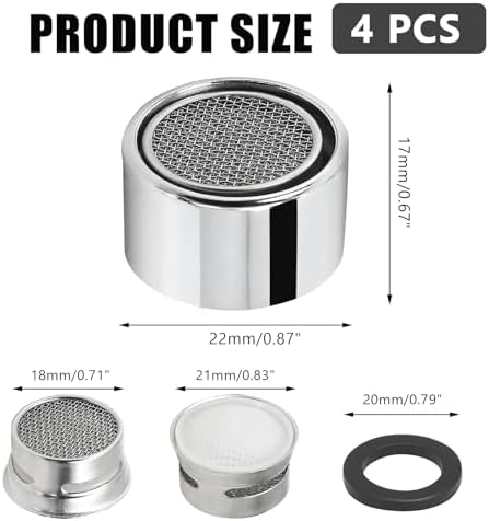 Litoexpe 4 Pcs 55/64" Female Faucet Aerator - Image 2