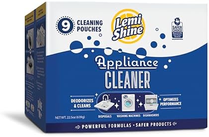 Lemi Shine Natural Appliance Cleaner & Deodorizer - 22.5 oz (9 Pack) by LemiShine