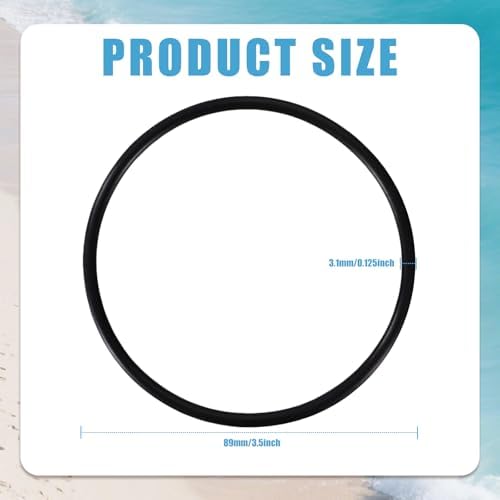 3 Pcs Water Filter O-Ring Replacement, 3.5inch OD Rubber Reverse Osmosis Filter Housing O-Ring Accessories Compatible with APEC ROES-50 & Ultimate Reverse Osmosis System (O-Ring-Set-A) - Image 2