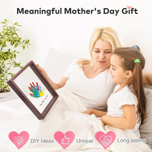 Family Handprint Kit for 5, Hand Print Keepsake Frame DIY Craft Gift - Image 3