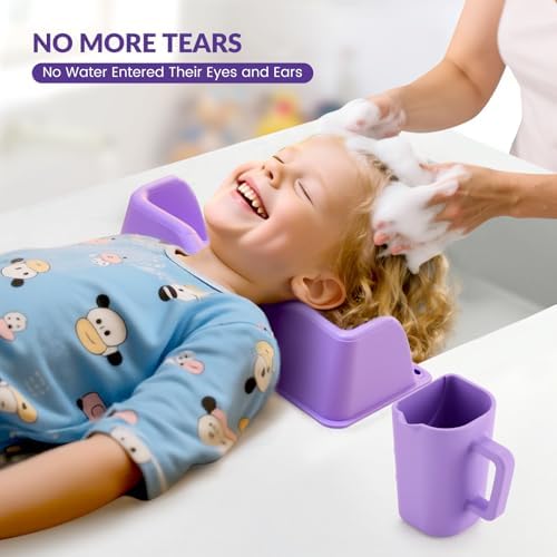 Portable Hair Washing Station Neck Support for kids - Image 2