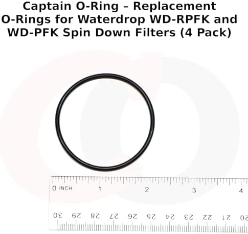 Captain O-Ring – Replacement O-Rings for Waterdrop Spin Down Filter WD-RPFK WD-PFK (4 Pack) - Image 4