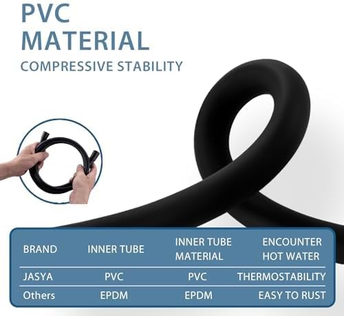 79 Inches PVC Chrome Shower Hose Extra Long For Cleaning - Image 5