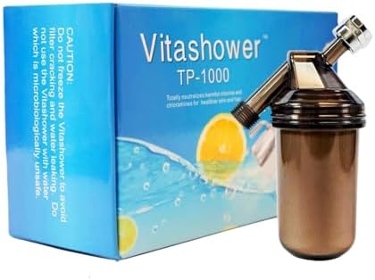 Vitamin C Shower Filter for Skin & Hair – Removes Chlorine for Sensitive Skin, Eczema & Dry Hair – High Pressure Shower Head Filter for Hard Water – Protects Skin Barrier & Hair Color by LIFEES