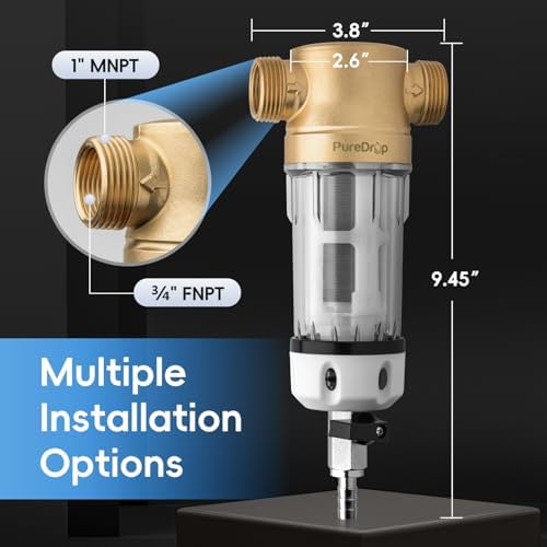 PureDrop PDR-100WSP Spin Down Sediment Water Filter - Image 4