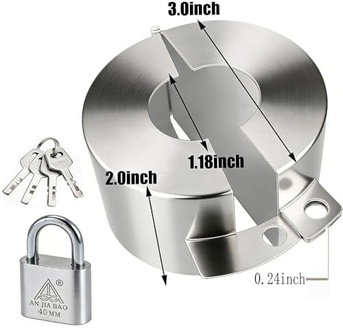 Outdoor Faucet Lock, Stainless Steel - Image 2
