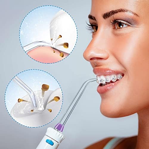 Flosser Replacement Tips for Waterpik Water Flosser, Reach Flosser Refill Heads Replacement Heads for Waterpik, Compatible with Waterpik Oral Irrigator & Dental Flosser(6 Classic Jet Tips) - Image 6