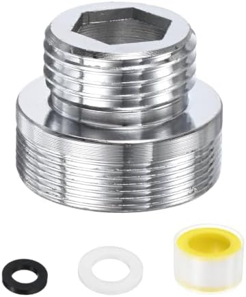 M METERXITY 1-Pack Faucet Adapter, M28 Male to G1/2 Male, for Kitchen by MMETERXITY