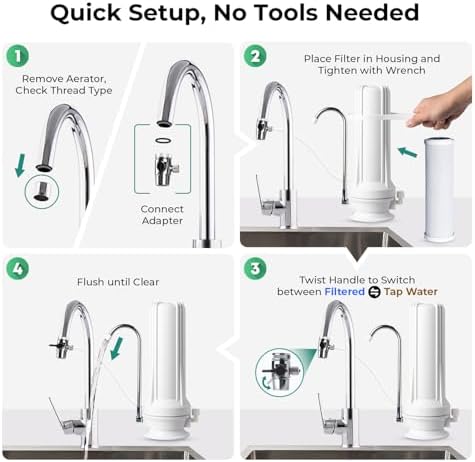 iSpring CKC1-PB Lead Removal Countertop Drinking Water Filteration System - Image 5