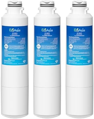 EcoAqua EFF-6027A Compatible with Samsung DA29-00020B Water Filter, 3 Pack by EcoAqua