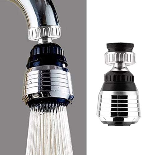 360 Rotate Swivel Water Saving Tap Aerator Diffuser Faucet Nozzle Filter Adapter by WINBOB