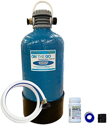 On The Go OTG4-VM-DBLSOFT Portable Compact Double Standard 16,000 Grain Water Softener with Drinking Water Safe Brass Fittings (NOT made in China, assembled by U.S. Workers in Indiana - Image 2