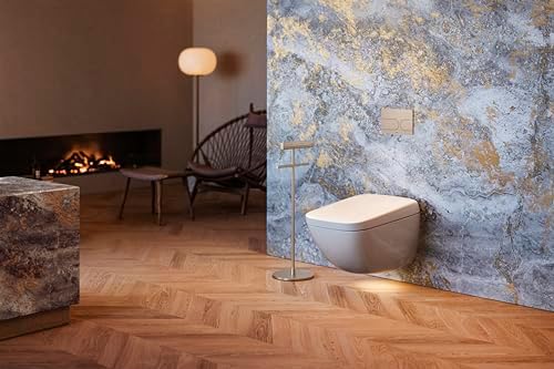 TOTO® NEOREST® WX1™ Dual Flush 1.2 or 0.8 GPF Wall-Hung Toilet with Integrated Bidet Seat and eWater+®, Cotton White - CWT9538CEMFG#01 - Image 3