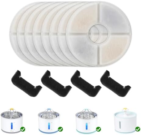 Wonder Creature Cat Water Fountain Filter Replacement 8+4 Pack by WonderCreature