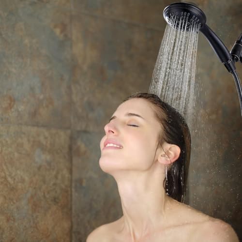 G-Promise Shower Head with Metal Shower Holder and Long Hose - Image 6
