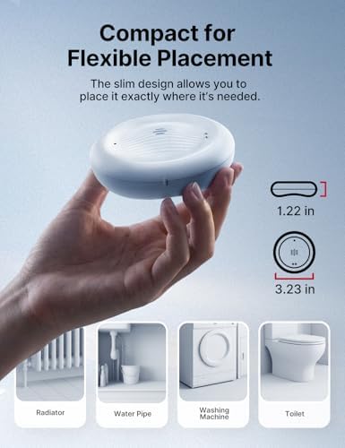 X-Sense Wi-Fi Water Leak Detector & Freeze Alarm, No Hub Required, 1-Pack - Image 6