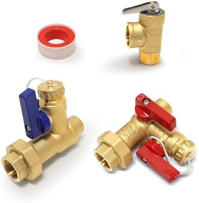 1Pcs EFIELD 3/4"Sweat IPS Tankless Water Heater Service Valve Kit(TOOL033) by EFIELDPEXTUBING
