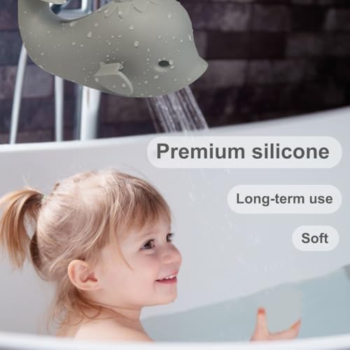 Bath Spout Cover, Faucet Cover Baby Protector Bath Tub Faucet Cover Protector for Kids, Silicone Bathtub Spout Cover for Baby Kids Toddlers Safety Protection Accessories - Image 3