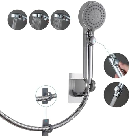 GwernKB Handheld Shower Head with Hose and On Off Switch,Water Saving by GwernKB