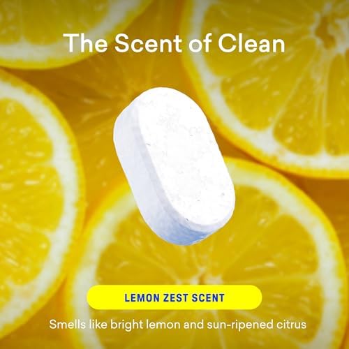BLUELAND 100% Plastic-Free Dishwasher Detergent Tablets, 60ct, Lemon Zest - Image 6