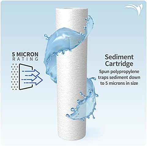 AquaticLife 10 in RO Pretreatment Filter Kit, 2-Pack - Image 2