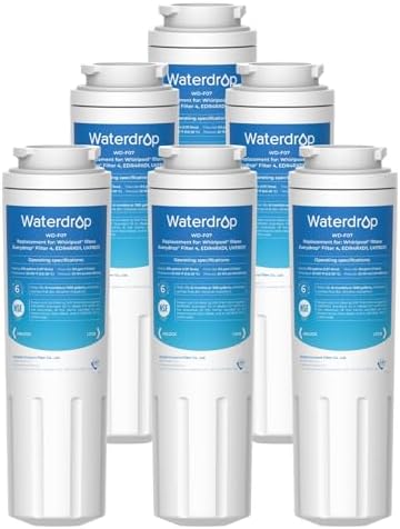 Waterdrop UKF8001 Water Filter Replacement for EveryDrop® Filter 4, 6 Pack by Waterdrop