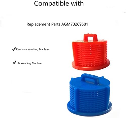 JIEPRO Washer Water Inlet Valve Filter Screen Compatible with Kenmore, LG Washing Machine, Replacement Parts AGM73269501 (4 Pack) - Image 3